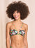 Maaji Ursule Reversible U Wire Bandeau Bikini Top - Greenleaf