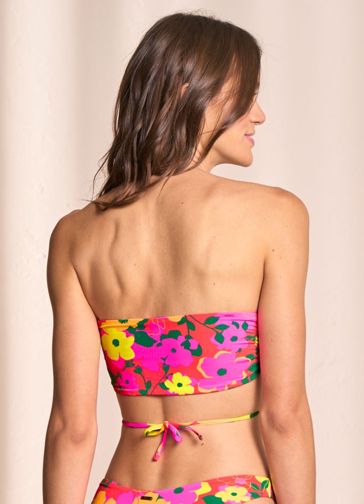 Maaji Key Reversible Strapless Bandeau Top - Crayonflower
