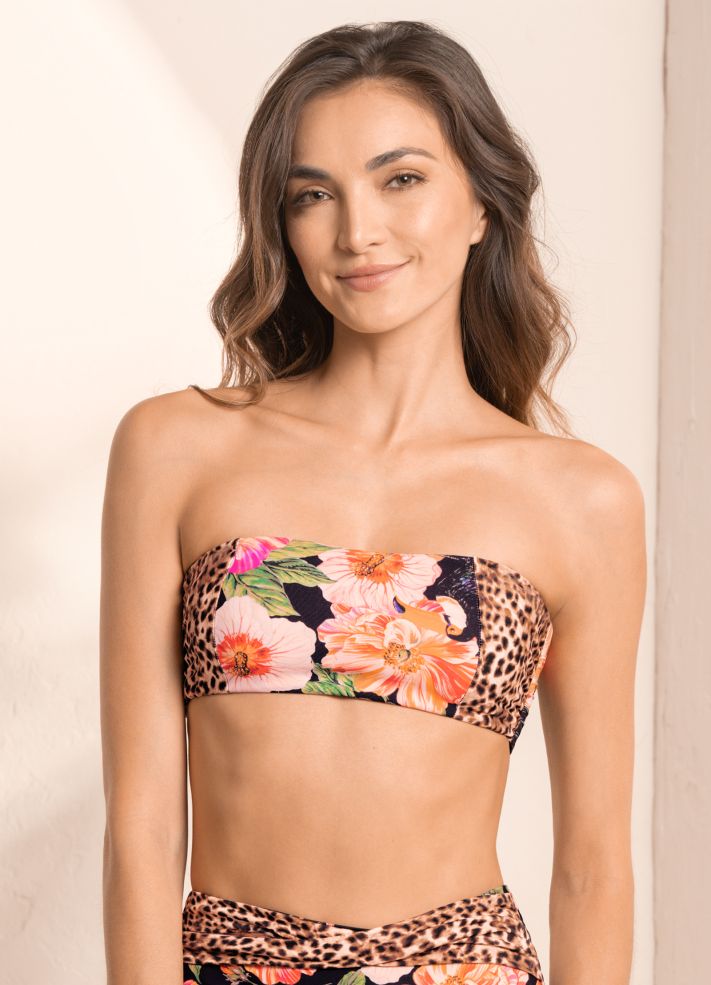 Maaji Mandolin Reversible Bandeau Bikini Top - Catchy