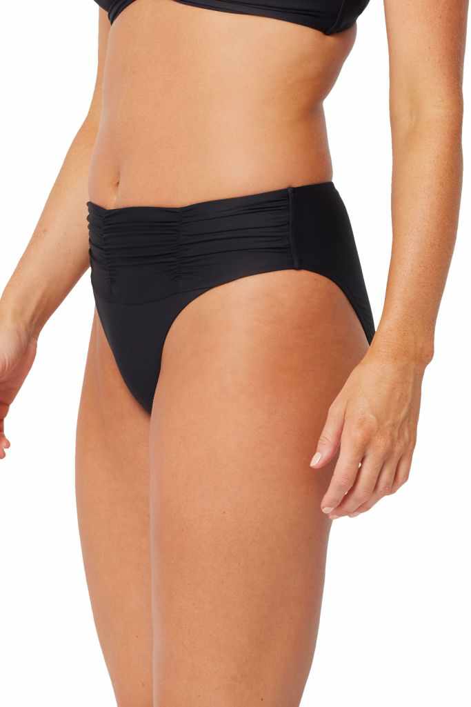 Monte & Lou Mid Rise Ruched Pant - Separates