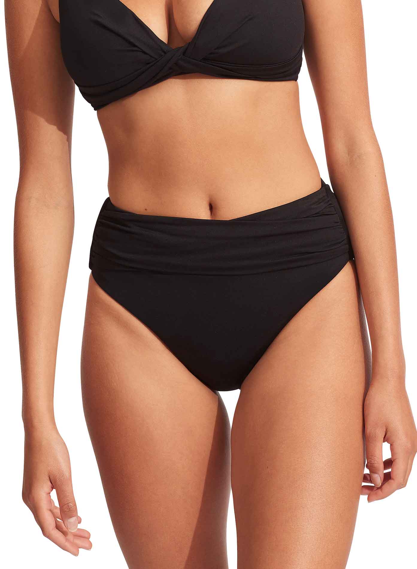 Seafolly High Waist Wrap Front Pant - Seafolly Collective