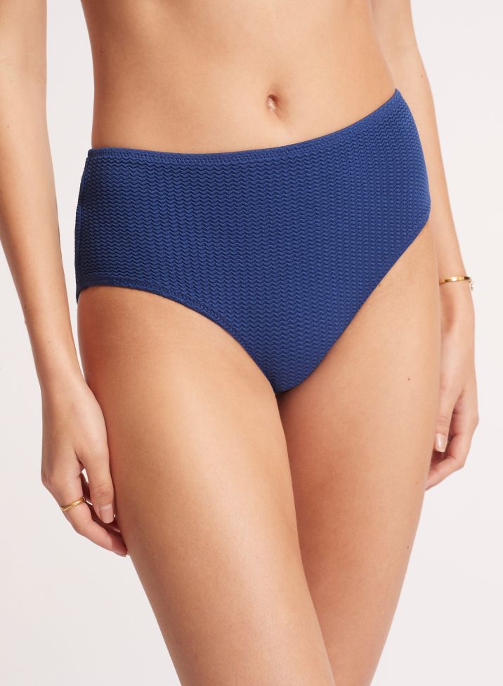 Seafolly Wide Side Retro - Sea Dive