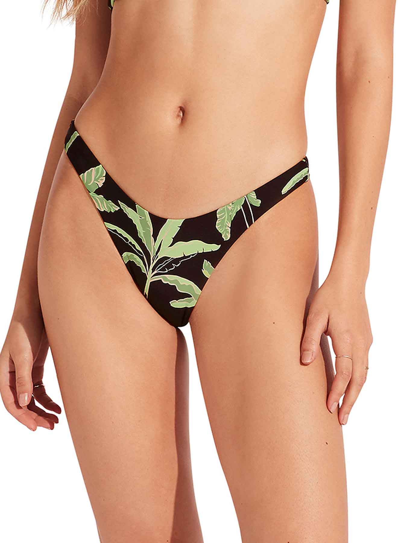 Seafolly High Cut Rio - Palm Paradise