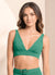 Maaji Paradisus Reversible Longline Triangle Bikini Top - Forest