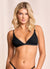 Maaji Ivy Reversible Fixed Triangle Bikini Top - Onyx