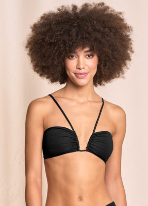 Maaji Ursule Reversible U Wire Bandeau Bikini Top - Onyx