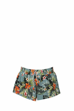 Olympia Girls Shorts - Floral Grey