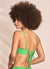 Maaji Vittoria Reversible V Wire Bralette Bikini Top - Parakeet Green