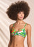 Maaji Vittoria Reversible V Wire Bralette Bikini Top - Parakeet Green