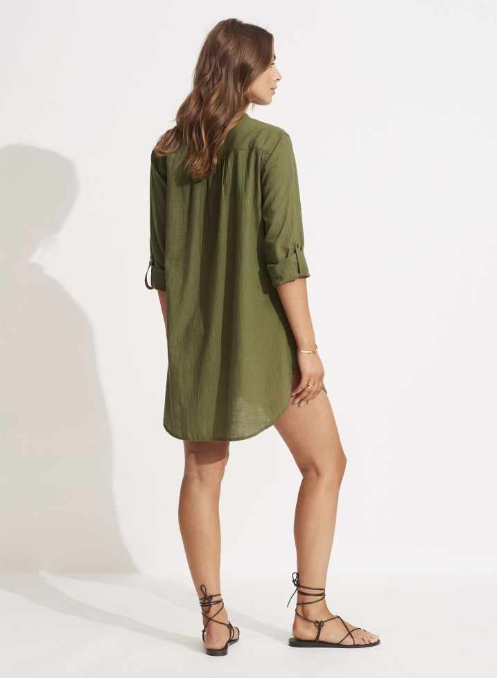 Seafolly Boyfriend Beach Shirt - Beach Basics