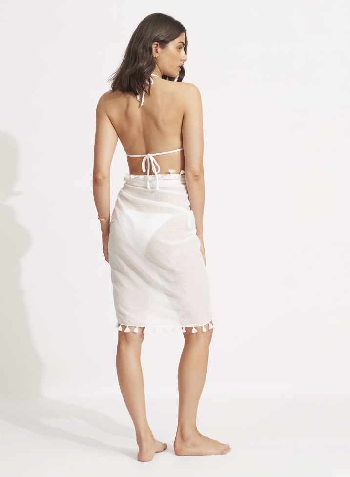 Seafolly Cotton Gauze Sarong - Beach Edit