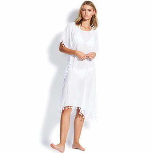 Seafolly Ladies Midi Amnesia Kaftan - BEACHEDIT