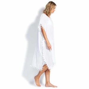 Seafolly Ladies Midi Amnesia Kaftan - BEACHEDIT