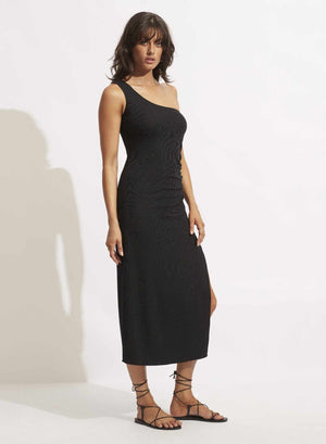 Seafolly One Shoulder Midi Dress - Second Wave