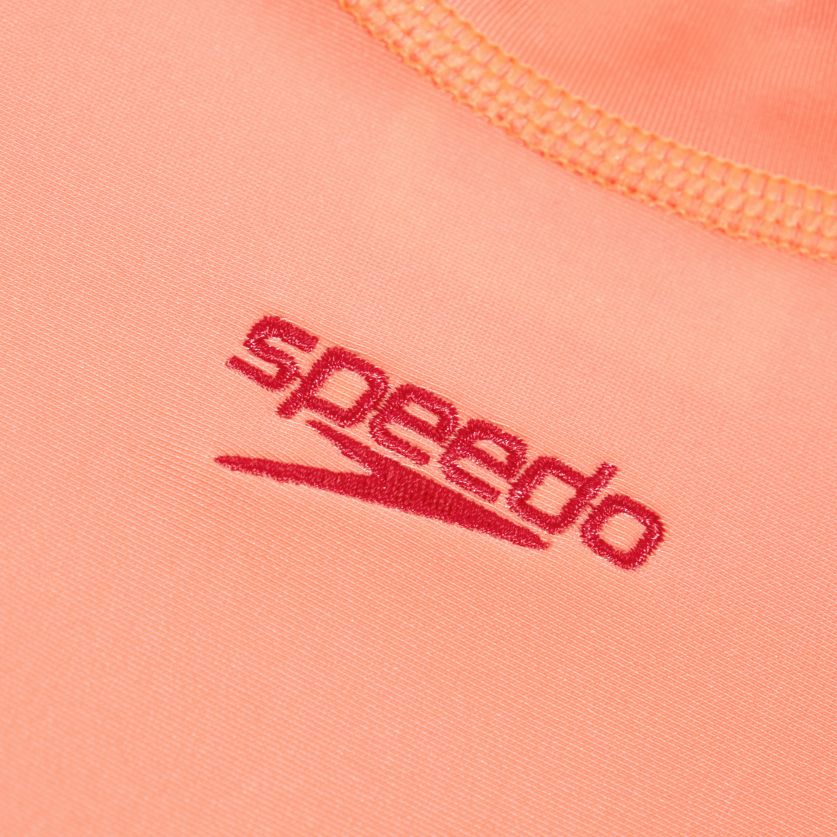 Speedo Girls Printed Short Sleeve Suntop - Ice Cream