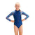 Speedo Junior Girls Longsleeve Swimsuit - Bondi Vibes