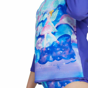 Speedo Toddler Girls Long Sleeve Rash Top - Fairy