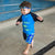 Speedo Toddler Boys Long Sleeve Rash Top - Neon Shark