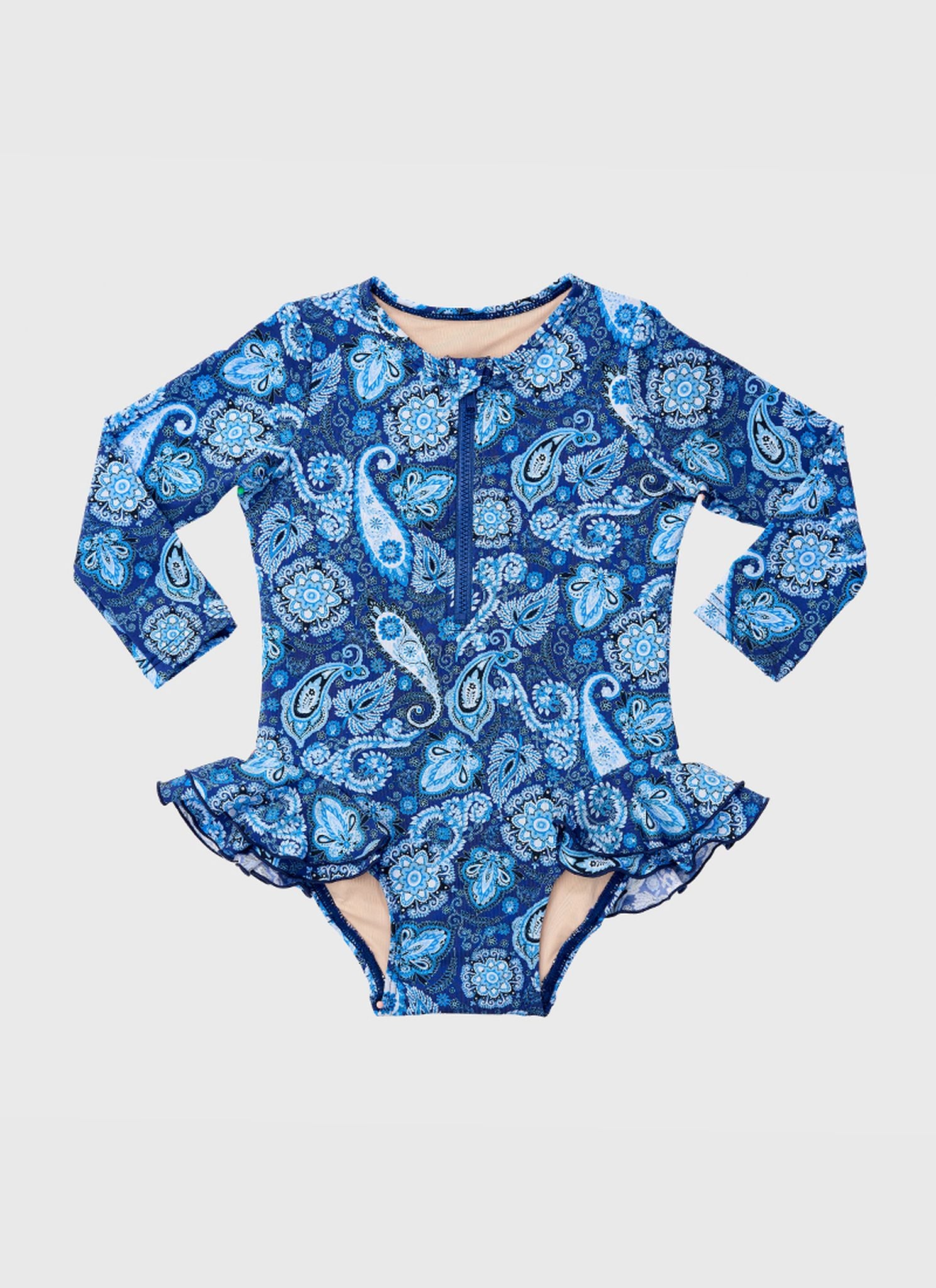 Long sleeve one hot sale piece swimsuit baby