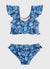 Aqua Blu Junior Girls Frill Bikini Set - Laurel