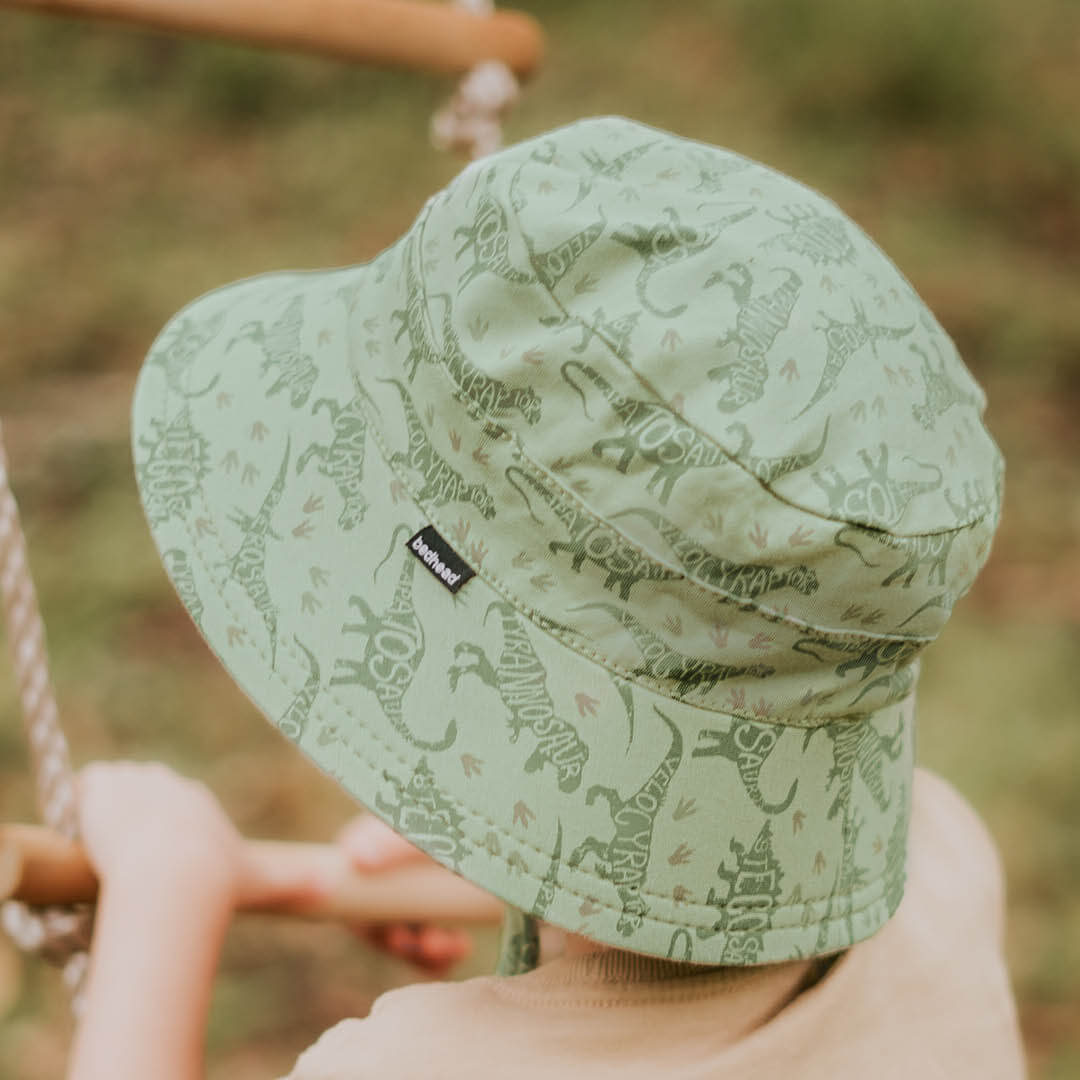 Bedhead Kids Classic Bucket Sun Hat UPF50+ - Prehistoric