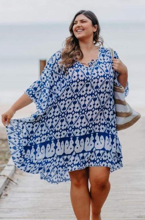 Capriosca Full Moon Kaftan - Navy