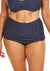 Capriosca Retro Skirted Pant - Navy Dots-Splish Splash Swimwear-Splish Splash Swimwear
