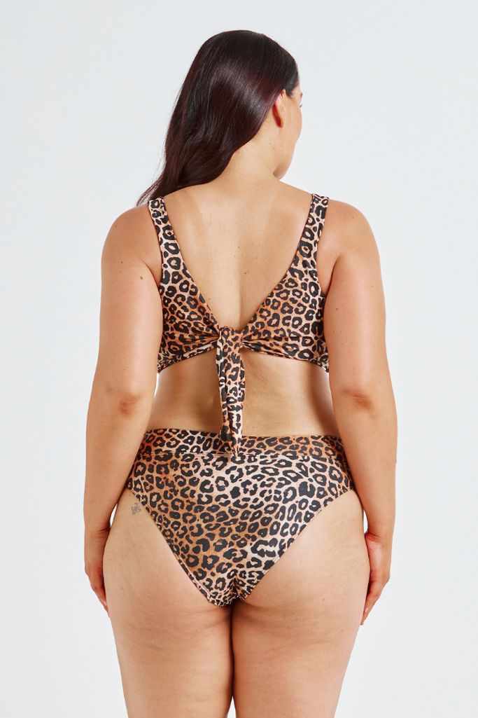 Capriosca Two Way Bikini Top - Leopard