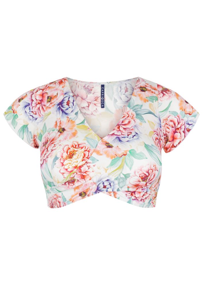 Capriosca Wrap Bikini Top - Positano White