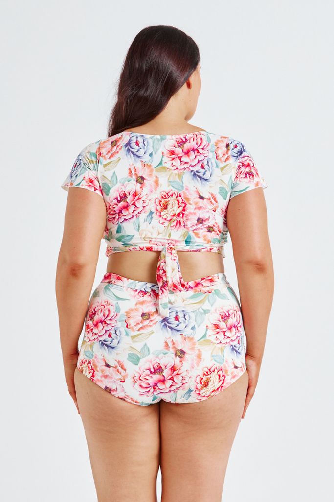 Capriosca Retro Skirted Pant - Positano White