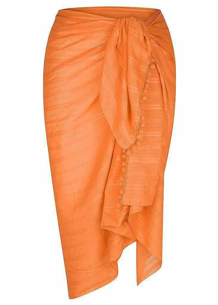 Capriosca Cotton Sarong - Coral