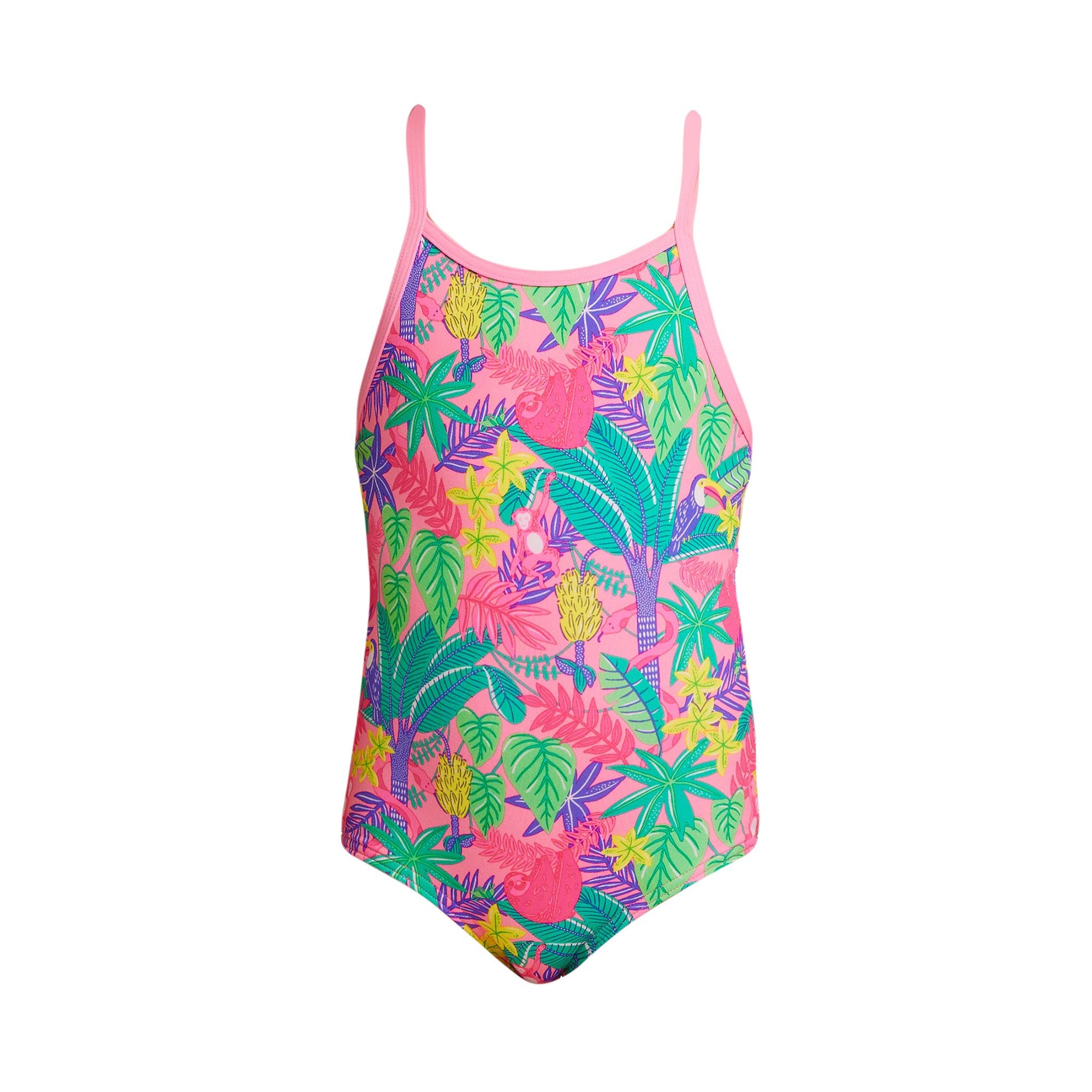 Funkita Toddler Girls Printed One Piece - Jungle Party