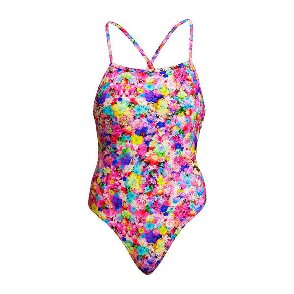 Funkita Ladies Tie Me Tight One Piece - Garden Party - Splish Splash ...