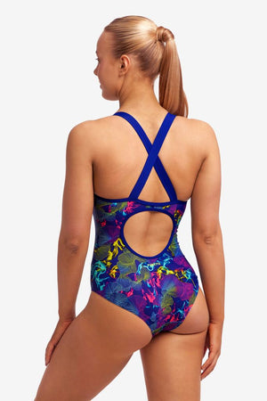 Funkita Ladies Eclipse One Piece - Oyster Saucy