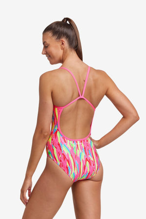 Funkita Ladies Single Strap One Piece - Feather Flock