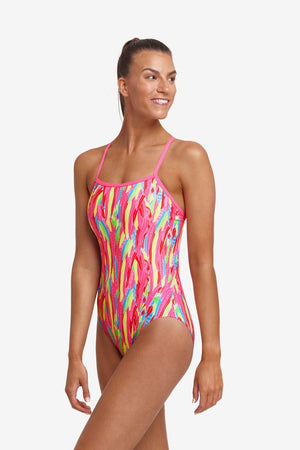 Funkita Ladies Single Strap One Piece - Feather Flock