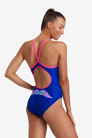 Funkita Ladies Diamond Back One Piece - Icarus Wings