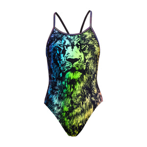 Funkita Ladies Single Strap One Piece - Lion Eyes