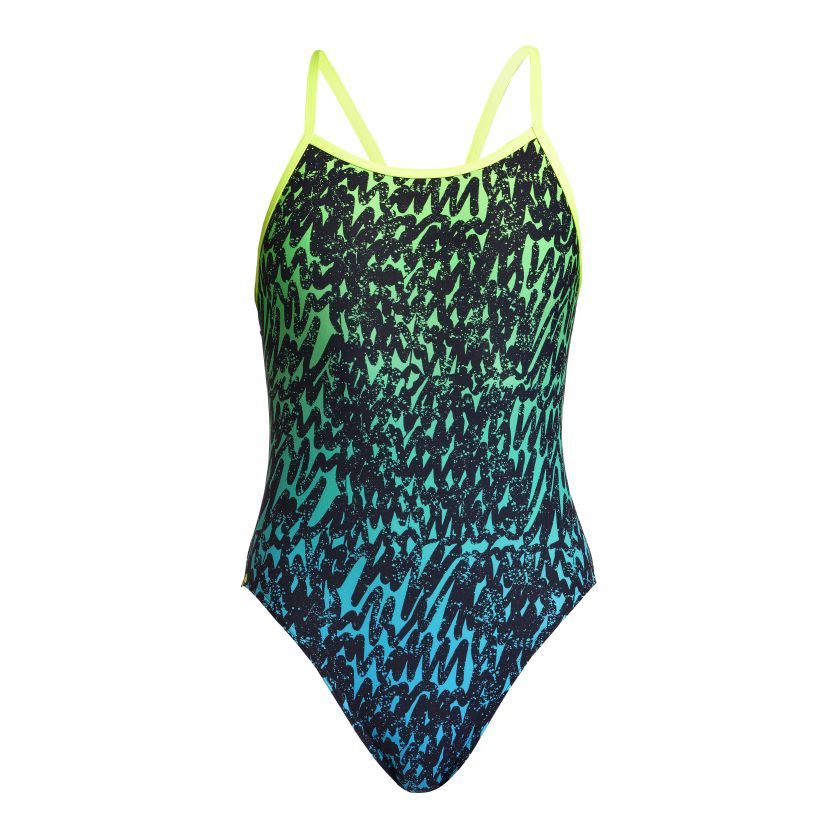 Funkita Girls Single Strap One Piece - Spraying Alive