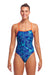 Funkita Ladies Strapped In One Piece - Deep Blue