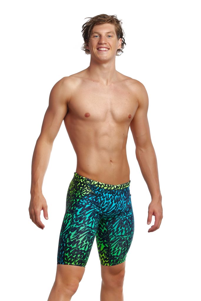 Funky Trunks Mens Training Jammers - Spraying Alive