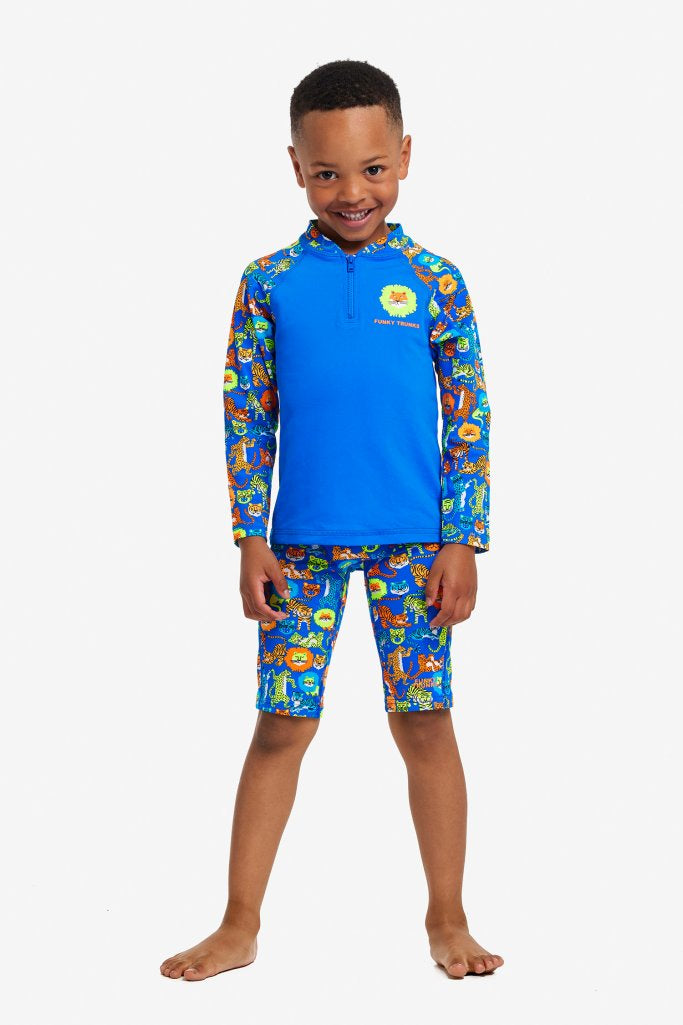 Boys blue rash vest on sale