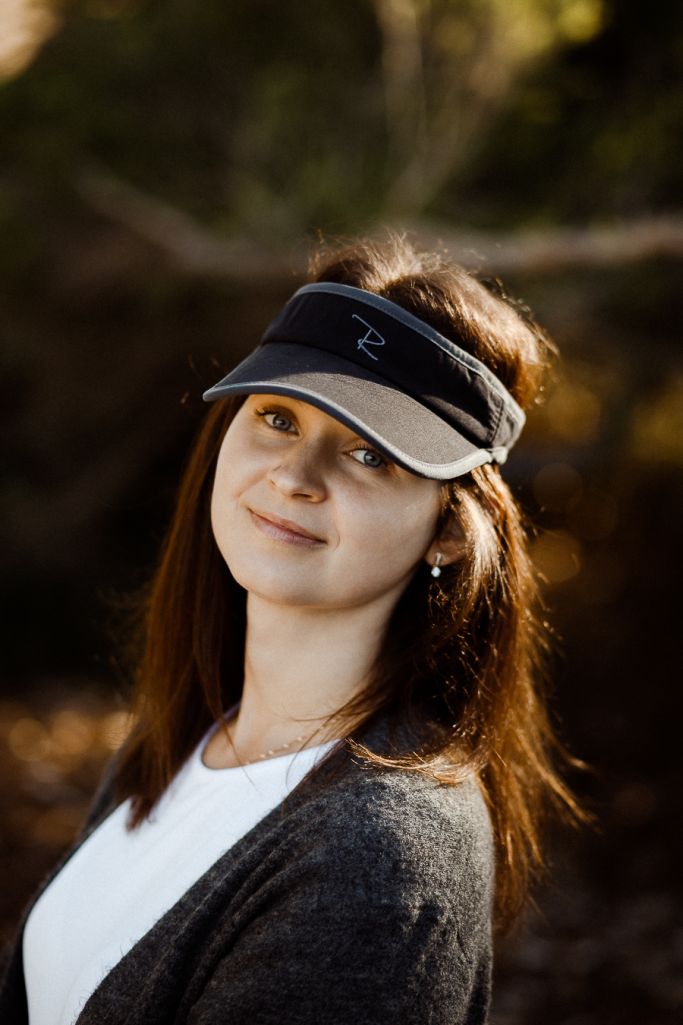 Radicool Womens Adjustable Visor - Black