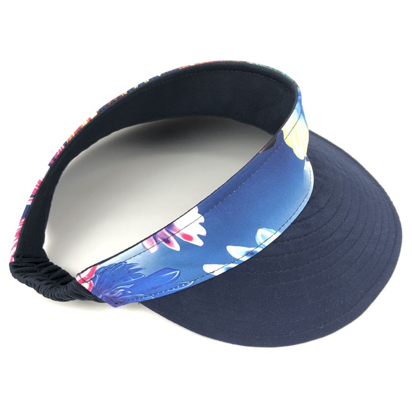 Radicool Womens Visor - Navy Flamingo