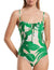 Jets Gathered Front One Piece - Floreale