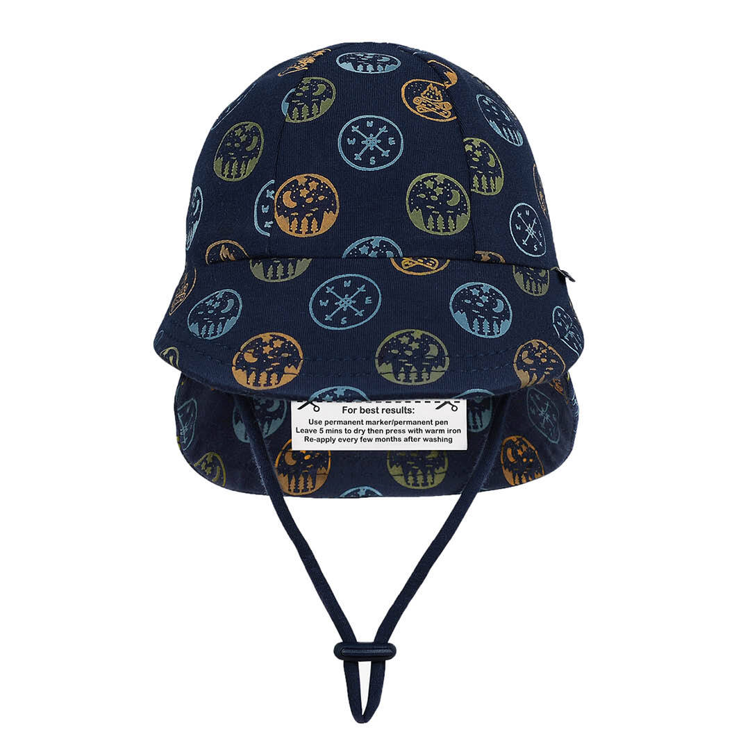 Bedhead Kids Legionnaire Flap Sun Hat UPF50+ - Nomad