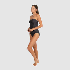 Baku Moulded Bandeau One Piece - Everglades