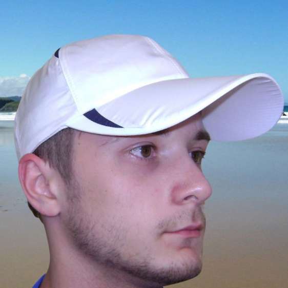 Radicool MicroLite Cap - White/Blue - Splish Splash Swimwear