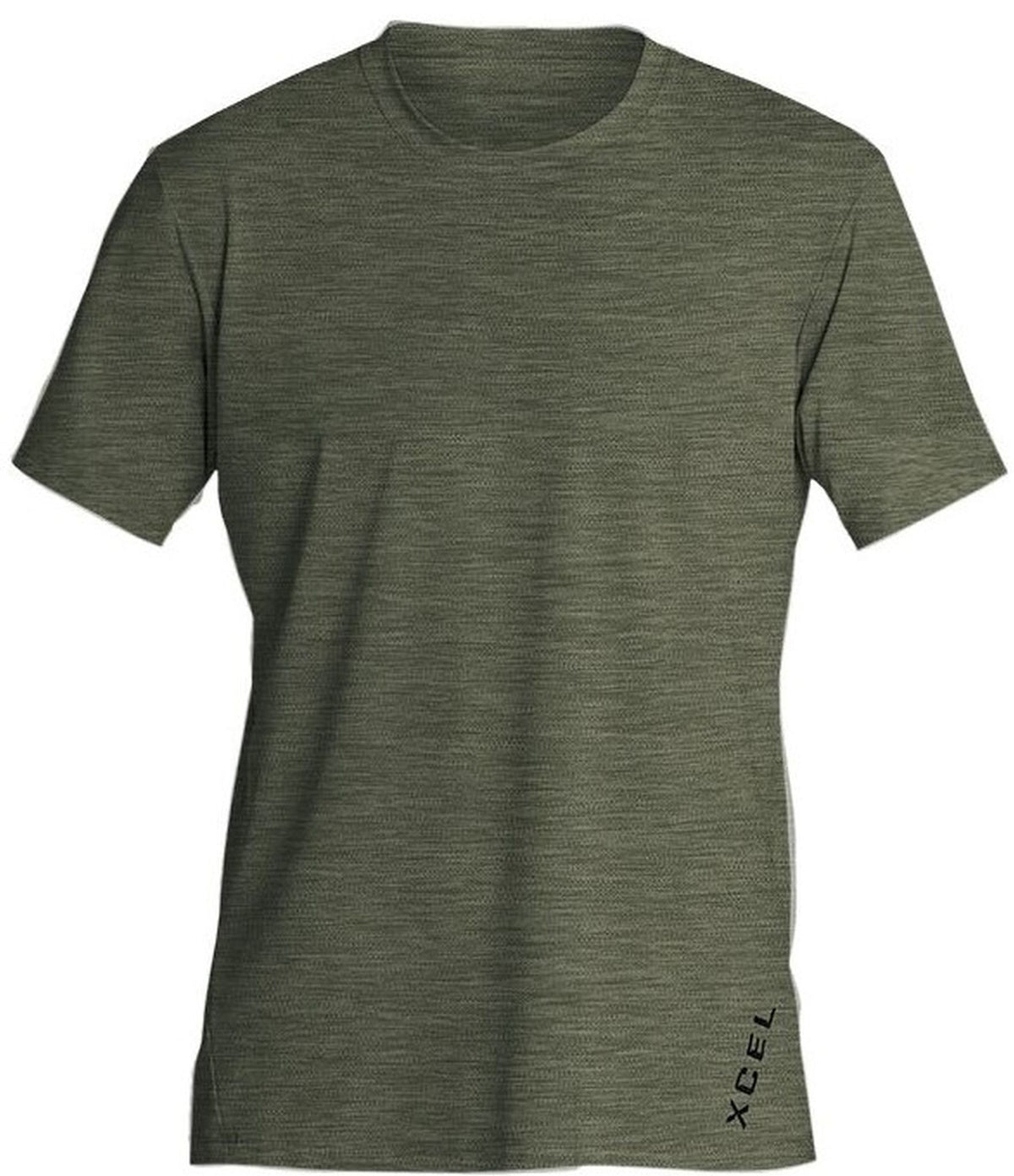 Xcel Mens Short Sleeve Heathered Ventx Rashvest