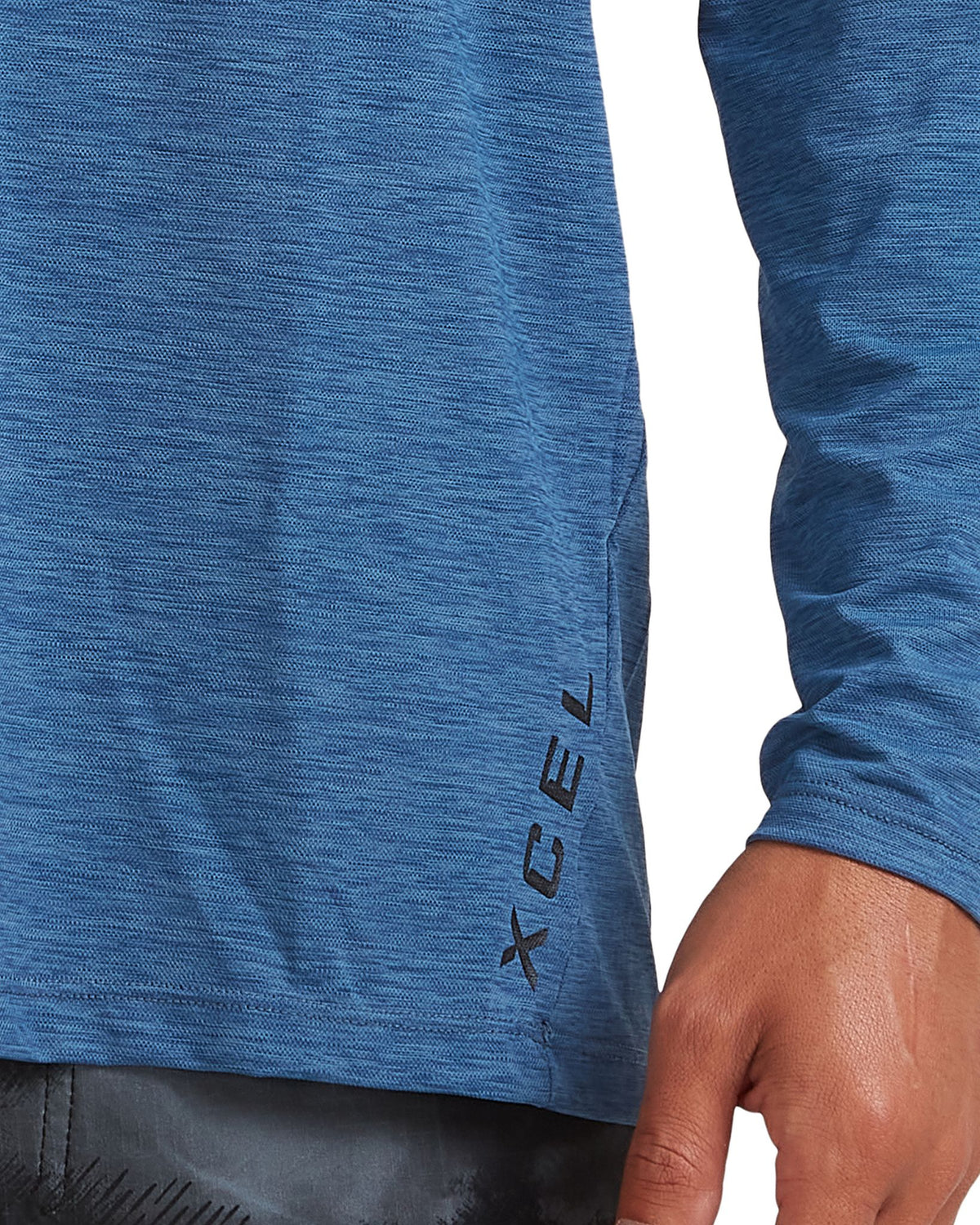 Xcel Mens Long Sleeve Heathered Ventx UV Rashvest